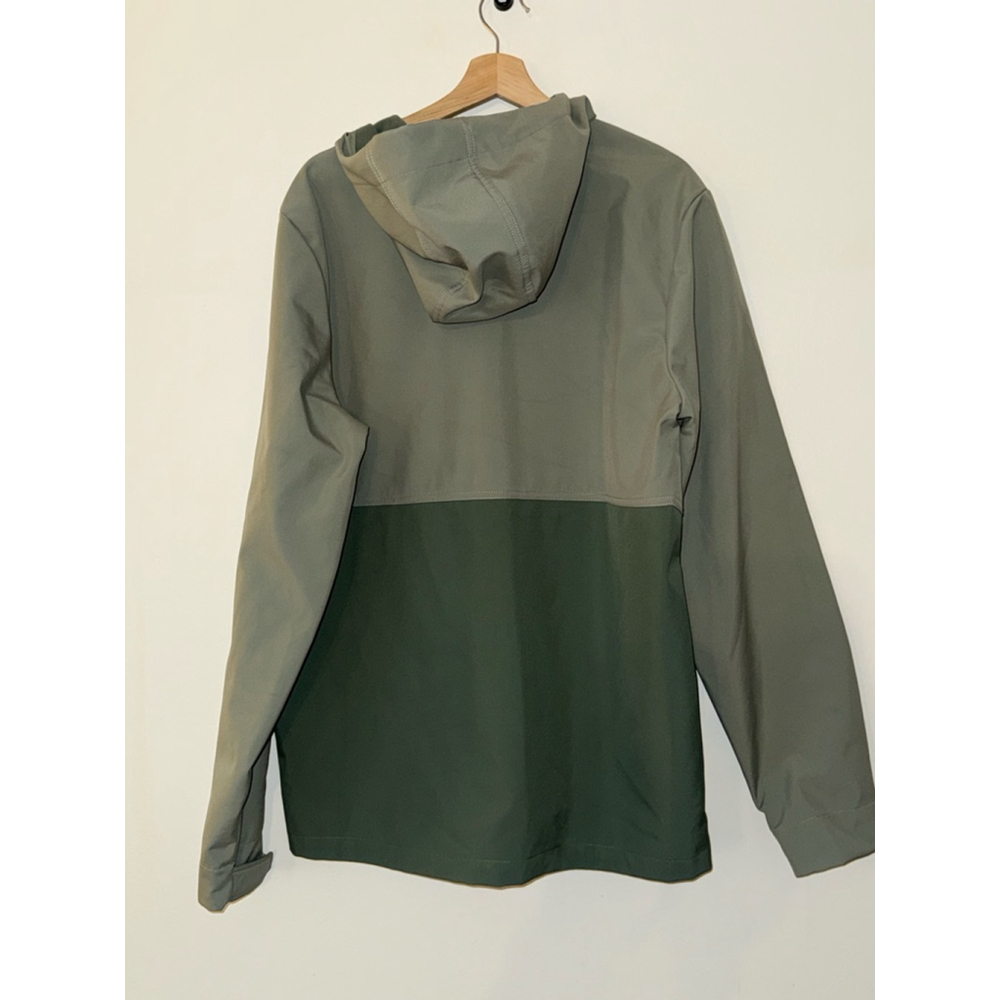 Men's Eddie Bauer Point Vista Windproof Green Performance Jacket size Large Tall - Picture 11 of 12